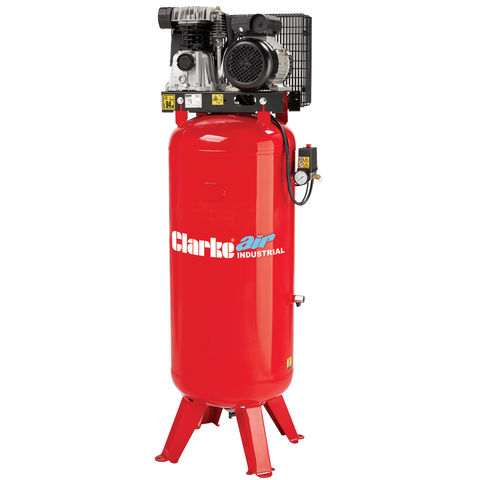 Clarke VE15C150 14cfm 150 Litre 3HP Industrial Vertical Air Compressor (230V)