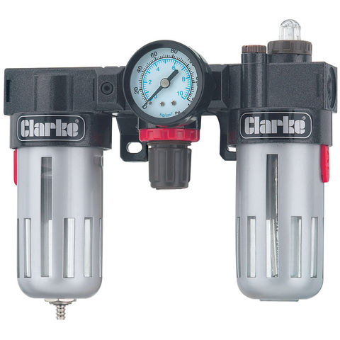 Clarke 1/2" Filter, Regulator & Lubricator - CMF3