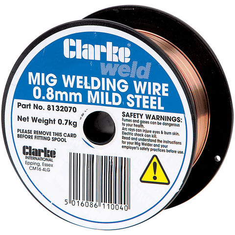 Clarke Mild Steel Welding Wire 0.8mm 0.7kg