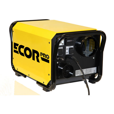 Ecor Pro DH3500-Y/BK 46L 1500W Desiccant Building Dryer Dehumidifier (230V)