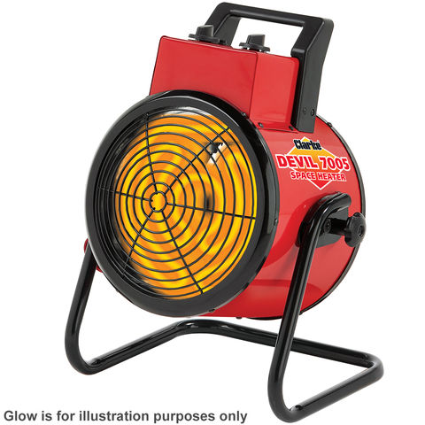 Clarke Devil 7005 5kW Industrial Electric Fan Heater (400V)