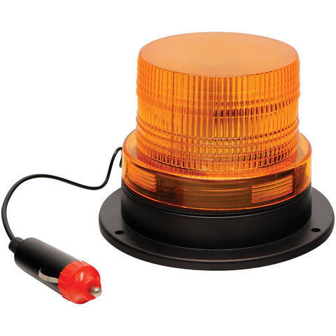 Streetwize 12/24V Magnetic Amber LED Warning Flash Beacon