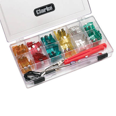 Clarke 93 piece Circuit Tester and Car Fuse Kit - CHT570