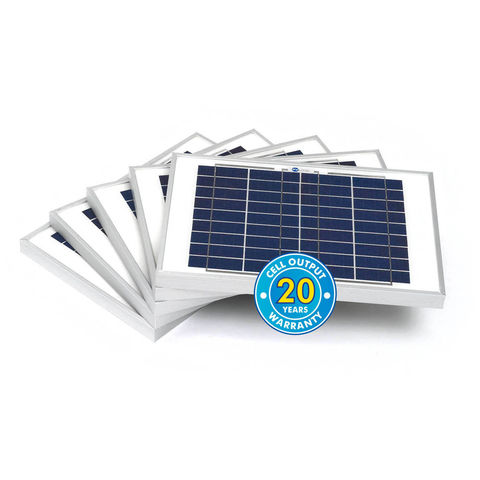 PV Logic 10Wp Bulk Packed Solar Panels (5 Pack)