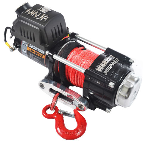 Ninja 3500 Electric Winch - Synthetic Rope (12V)