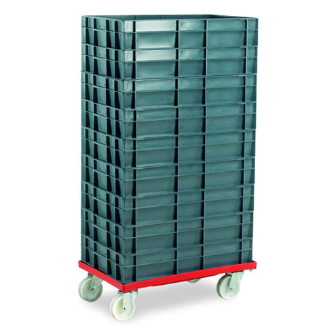 Barton Storage 88880-01PP/6412 Euro Container Dolly With 9 x 22L Containers