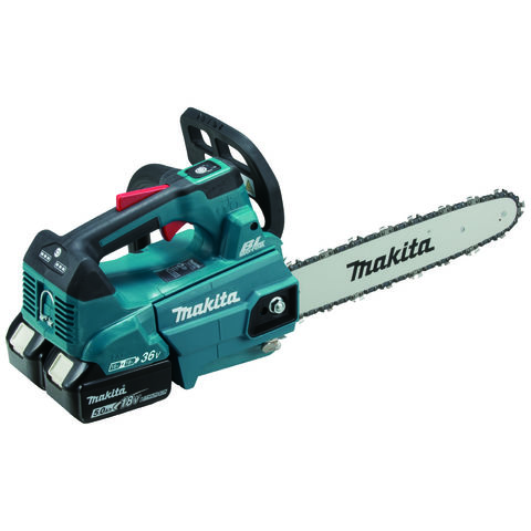Makita DUC306PG2 30cm 18V Brushless Top Handle Chainsaw LXT Kit with 2 x 6Ah batteries & Charger