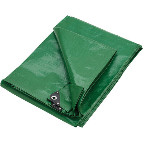 Clarke HDGR10/12 Heavy Duty Green Polyethylene Tarpaulin (10x12ft / 3x3.6m)