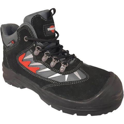 Torque Mews Black Suede Safety Boot - Sizes 8 - 11