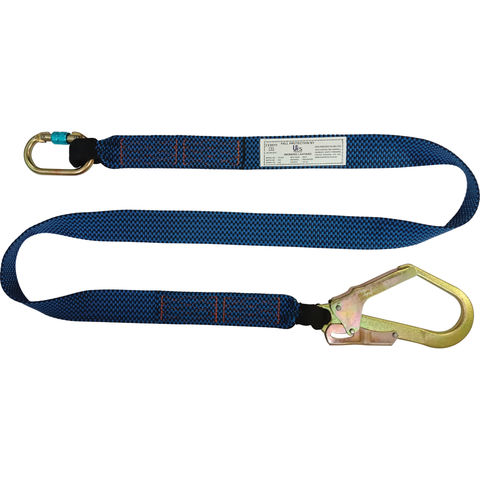 UFS PROTECTS UT232 2m Webbing Lanyard with Scaffold Hook & Carabiner 