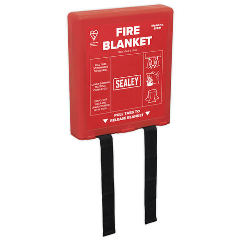 Sealey SFB11 Fire Blanket 1.1 x 1.1m