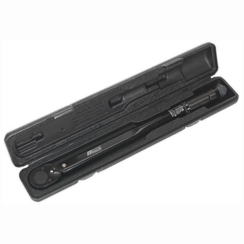 Sealey AK624B 1/2" Drive Micrometer Torque Wrench Calibrated Black Series 27-204Nm
