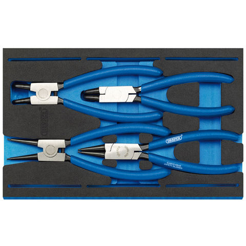 Draper IT-EVA5 4 Piece Interchangeable Circlip Plier Set