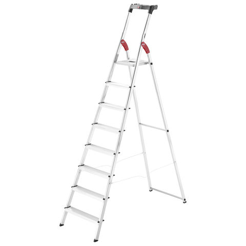 Hailo L60 Standardline Aluminium Step Ladders (8 Tread)