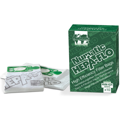 Numatic 10 Pack NVM-2BH Hepaflo Filter Bags
