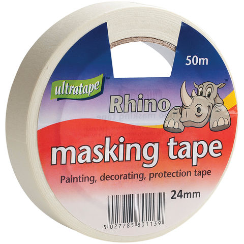 Ultratape 24mmx50m Rhino General Purpose Masking Tape