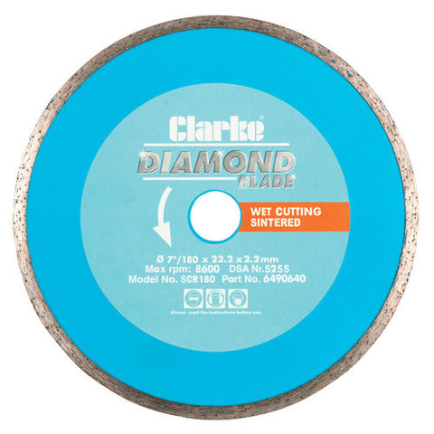 Clarke SCR180 Diamond Blade 180mm