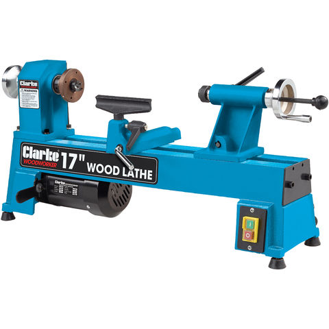 Clarke CWL435 17" (435mm) Wood Turning Lathe (370W)