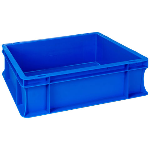 Barton Storage E4312-BLUE/5 10L Euro Containers - Blue Pack of 5 (400 x 300 x 120mm)