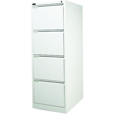 Steelco 4DFCM 4 Drawer Filing Cabinets (Light Grey)