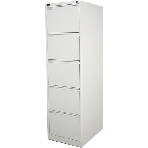 Steelco 5DFCM 5 Drawer Filing Cabinet (Light Grey)