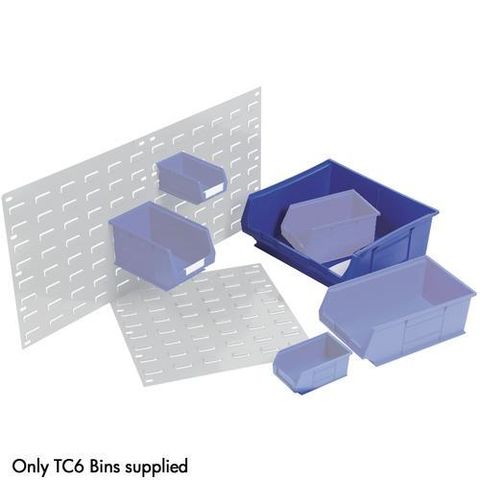 Barton TC6 Storage Bins (Blue) x 5
