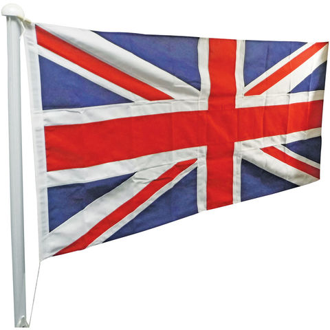 One Stop Promotions Union Jack Sewn Flag with Rope & Toggle (6x3ft)