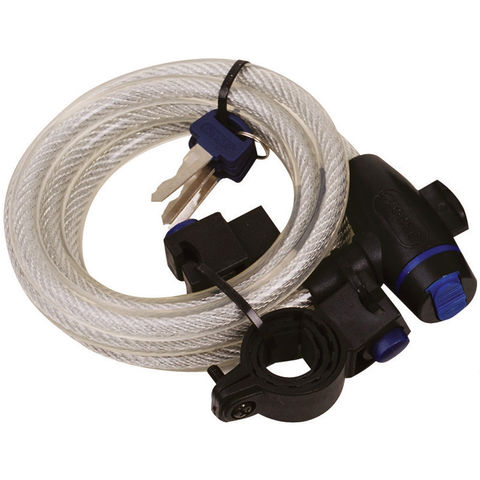 Oxford 1.8m Cable Lock (Clear)