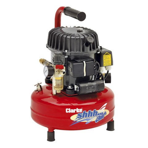 Clarke Shhh Air 50/9 1.77cfm 9 Litre 0.46HP Quiet Run Compressor (230V)