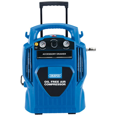 Image of Draper Draper DA6/181 6.5cfm 6Litre 1.5HP Oil Free Air Compressor (230V)