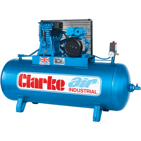 Clarke XE15/150 (OL) 14cfm 150 Litre 3HP Industrial Air Compressor (230V)