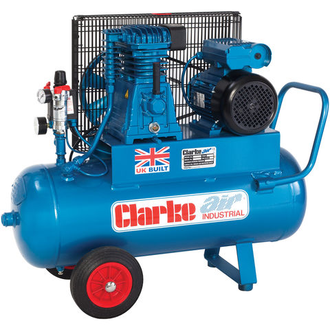 Clarke XEP15/50 (OL) 14cfm 50 Litre 3HP Portable Industrial Air Compressor (230V)