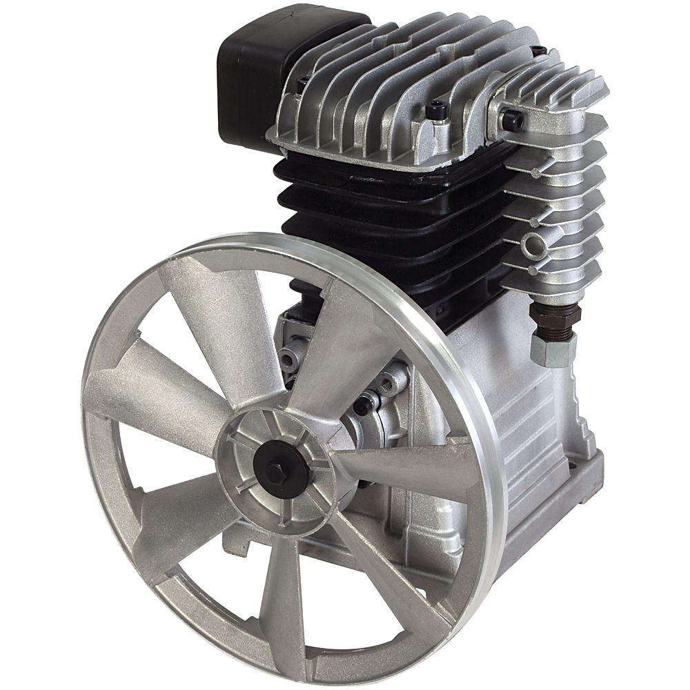 Clarke NH75A Twin Cylinder 7.5HP Air Compressor Pump (Silver) - Machine ...