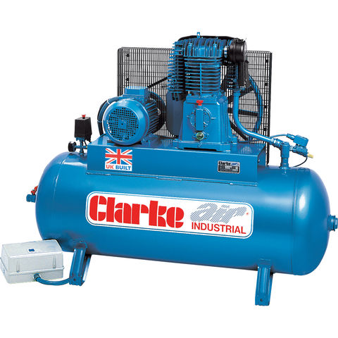 Clarke SE46C270 40cfm 270 Litre 10HP Industrial Air Compressor (400V)