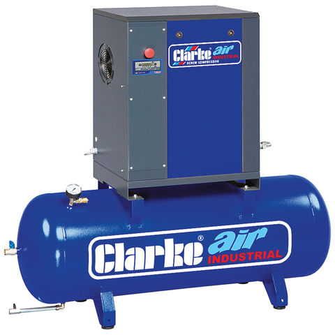 Clarke CXR20R 65.3cfm 500 Litre 20HP Industrial Screw Compressor (400V)
