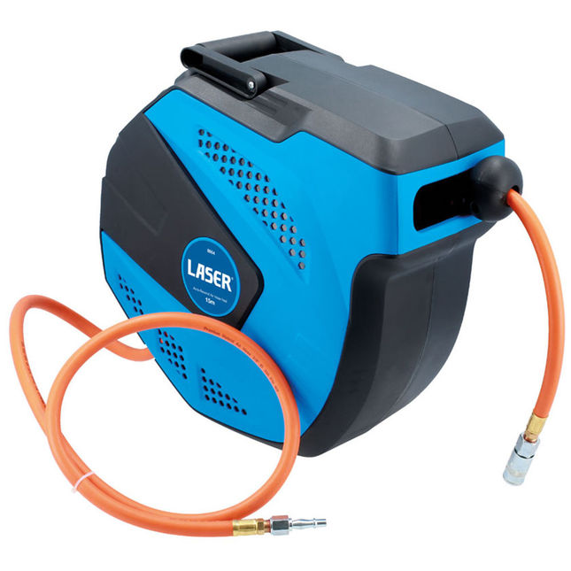Laser 8864 Auto-rewind Air Hose Reel 15m