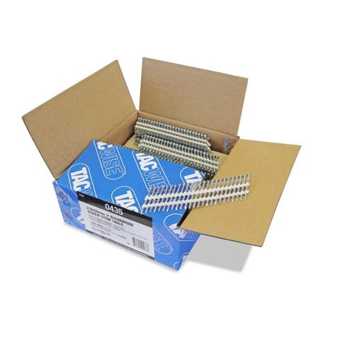 Tacwise 0435 2.9 / 50 mm Extra Galvanised Framing Nails, Round Head, Screw Shank, 22° Inclined, Plastic Collated, x 3,000