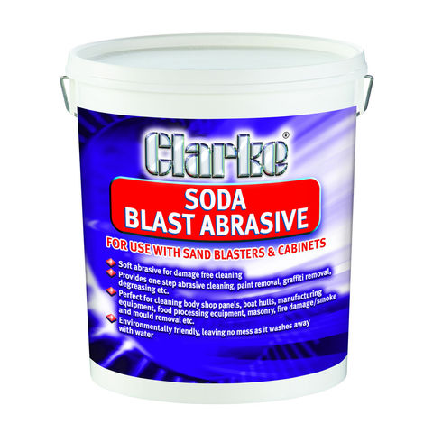 Image of Clarke Clarke Coarse Grain Soda Blast Abrasive (22kg)