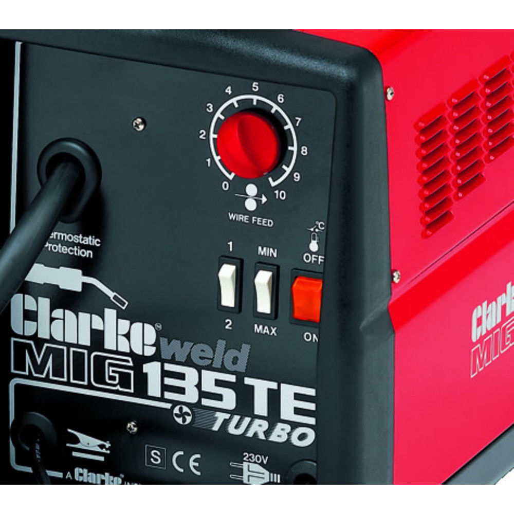 Clarke 135TE 130 Amp Turbo MIG Welder Machine Mart Machine Mart