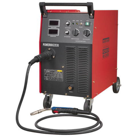 Sealey POWERMIG3530 300Amp Professional MIG Welder (400V) with Binzel® Euro Torch