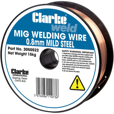 Clarke Mild Steel Welding Wire 0.8mm 15kg