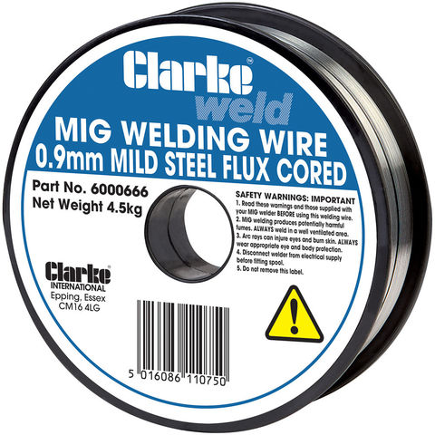 Clarke Flux Cored Welding Wire 0.9mm 4.5kg