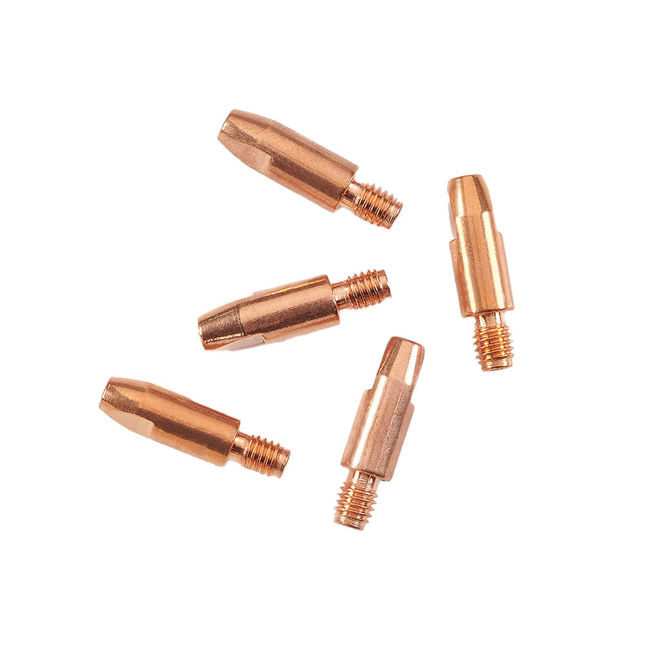 Clarke Pack Of 5 Mb-25-al M6 Weld Tips For Mig Euro Torch