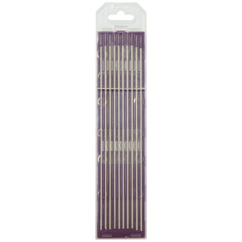 GYS Professional Quality Tungsten TIG Welding Electrodes (Pkt 10) E3 (Lilac tip) 2.4mm Diameter