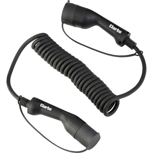 Image of Clarke CEV16CC Type 2 to Type 2 EV Charging Cable – 230V / 16A (3.7kW)