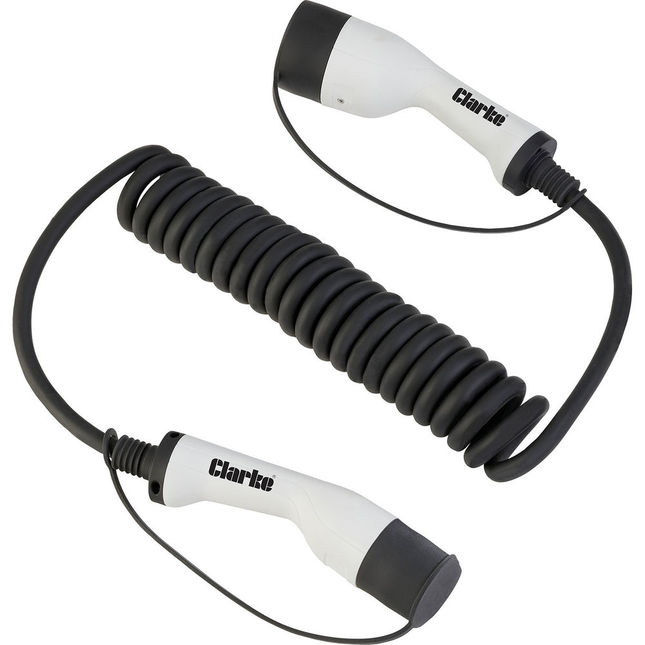 Image of Clarke CEV32CC Type 2 to Type 2 EV Charging Cable – 230V / 32A (7.4kW)