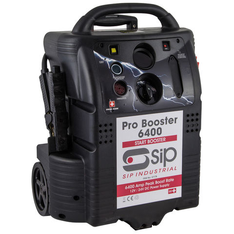 SIP 12V/24V Professional Battery Booster 6400 