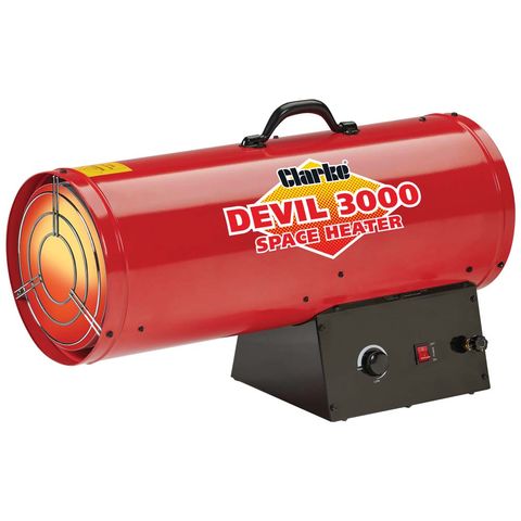 Clarke Devil 3000 82kW Propane Gas Fired Space Heater (230V)