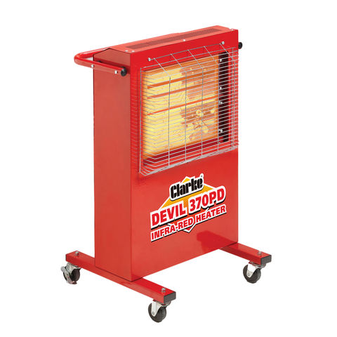 Clarke Devil 370PD 2.8kW Quartz Halogen Infrared Heater (230V)