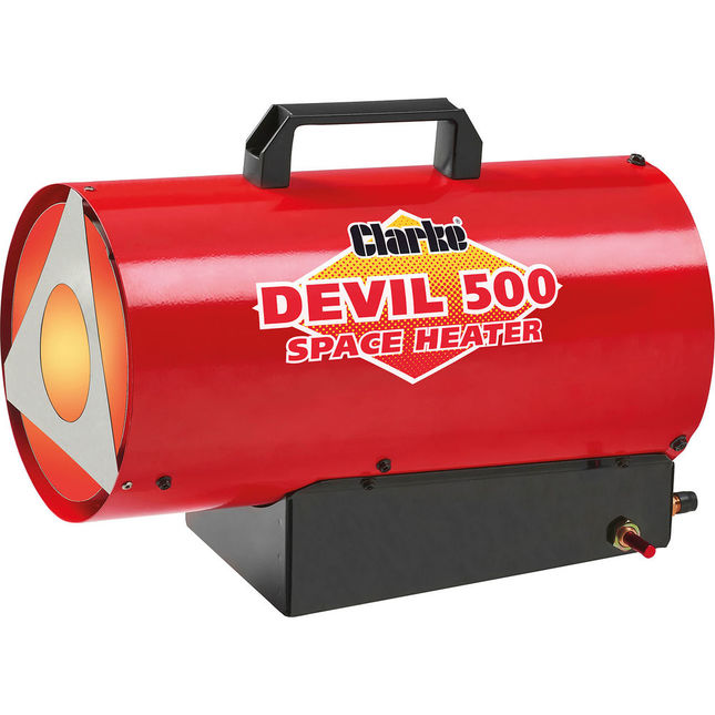 Clarke Devil 500 10kw Propane Gas Fired Space Heater -230v-